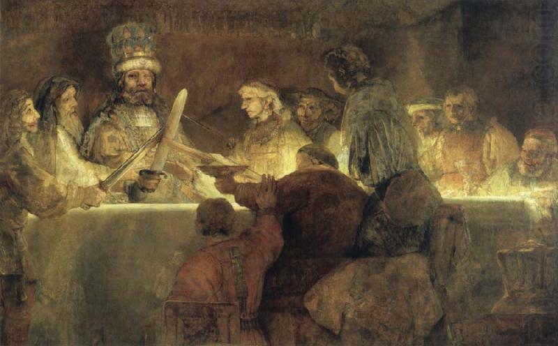 The Conspiracy of the Batavians under Claudius Civilis, REMBRANDT Harmenszoon van Rijn